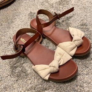 Mia Addlyn Fabric Knot Sandal